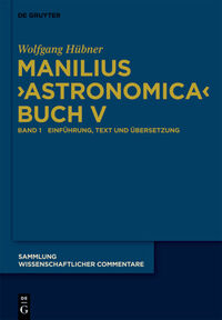 Vorderes Coverbild Manilius, "Astronomica" Buch V