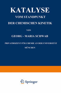 Vorderes Coverbild Katalyse vom Standpunkt der Chemischen Kinetik