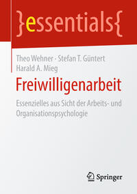 Vorderes Coverbild Freiwilligenarbeit