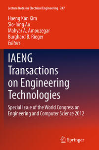 Vorderes Coverbild IAENG Transactions on Engineering Technologies