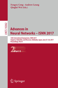 Vorderes Coverbild Advances in Neural Networks - ISNN 2017
