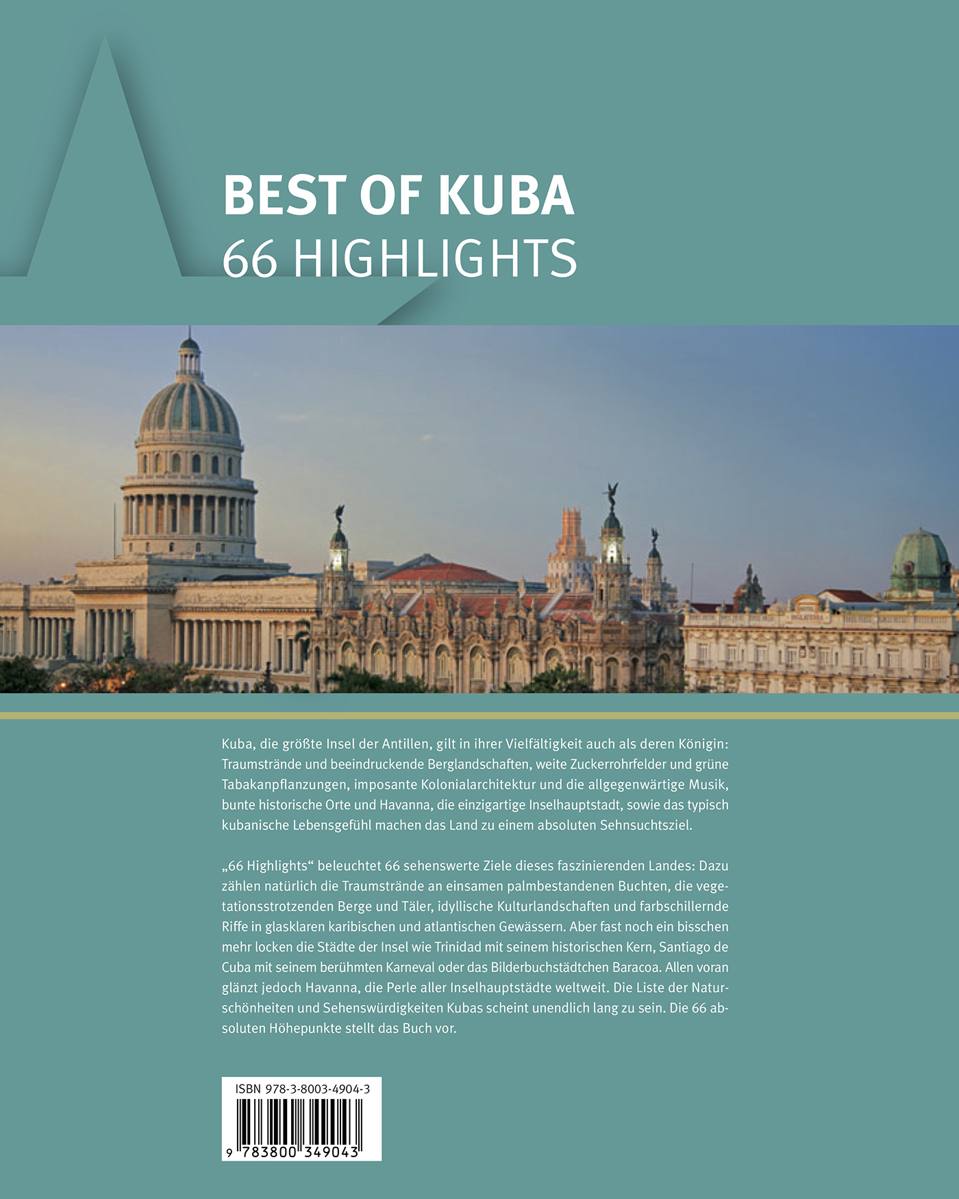 Rückseitencover Best of Kuba - 66 Highlights