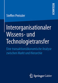 Vorderes Coverbild Interorganisationaler Wissens- und Technologietransfer