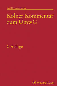 Vorderes Coverbild Kölner Kommentar zum Umwandlungsgesetz