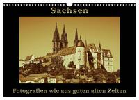 Vorderes Coverbild Sachsen (Wandkalender 2025 DIN A3 quer), CALVENDO Monatskalender