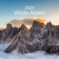 Vorderes Coverbild Wilde Alpen - KUNTH Broschurkalender 2024
