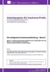 Vorderes Coverbild Die erfolgreiche Insolvenzanfechtung – Band 2