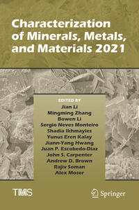 Vorderes Coverbild Characterization of Minerals, Metals, and Materials 2021