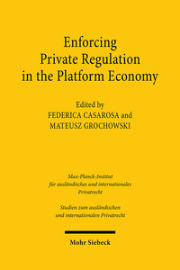 Vorderes Coverbild Enforcing Private Regulation in the Platform Economy