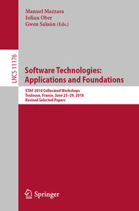 Vorderes Coverbild Software Technologies: Applications and Foundations