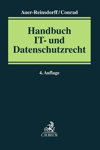 Vorderes Coverbild Handbuch IT- und Datenschutzrecht