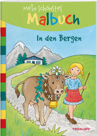 Vorderes Coverbild Mein schönstes Malbuch In den Bergen