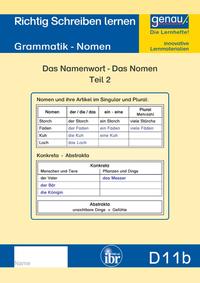 Vorderes Coverbild D11b - Grammatik - Nomen Teil 2