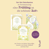 Vorderes Coverbild 3er-Set Osterkarten »Der Frühling ist die schönste Zeit«