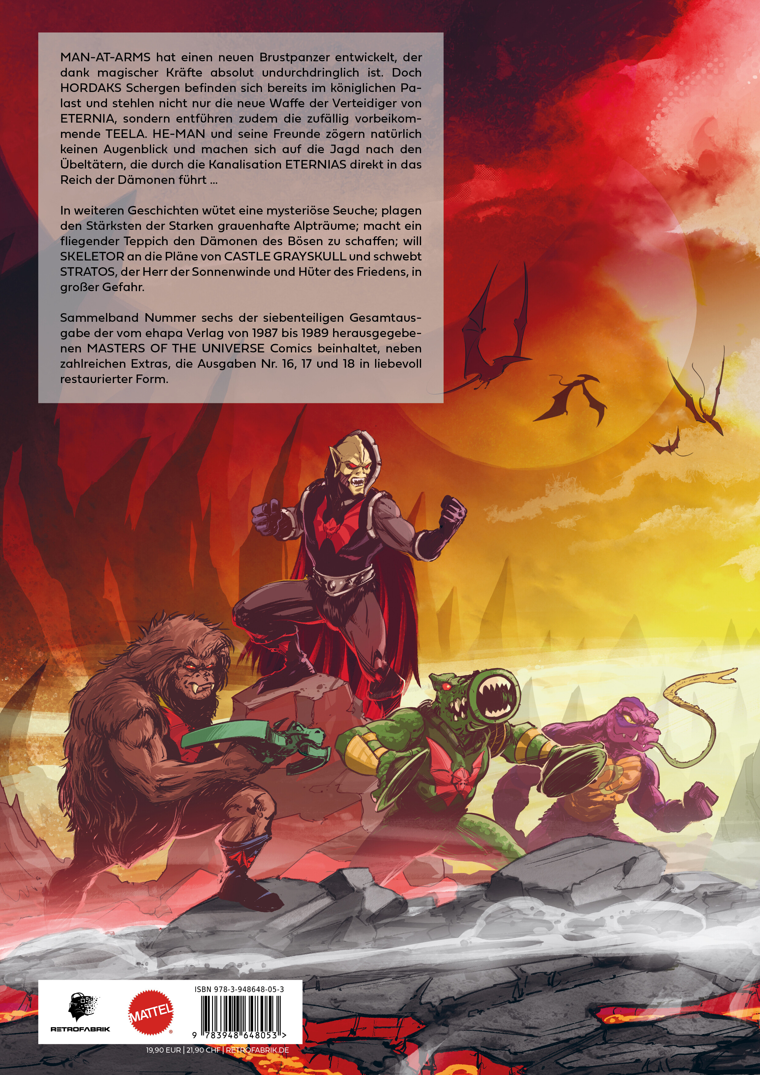 Rückseitencover Masters of the Universe - Kampf um die Zauberrüstung