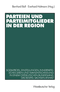 Vorderes Coverbild Parteien und Parteimitglieder in der Region