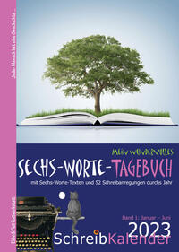 Vorderes Coverbild Mein wundervolles Sechs-Worte-Tagebuch 2023
