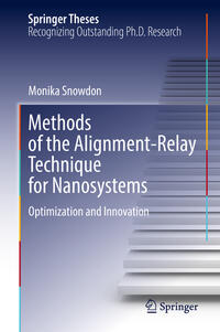 Vorderes Coverbild Methods of the Alignment-Relay Technique for Nanosystems