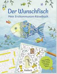 Vorderes Coverbild Der Wunschfisch. Mein Erstkommunion-Rätselbuch