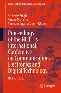 Vorderes Coverbild Proceedings of the NIELIT's International Conference on Communication, Electronics and Digital Technology