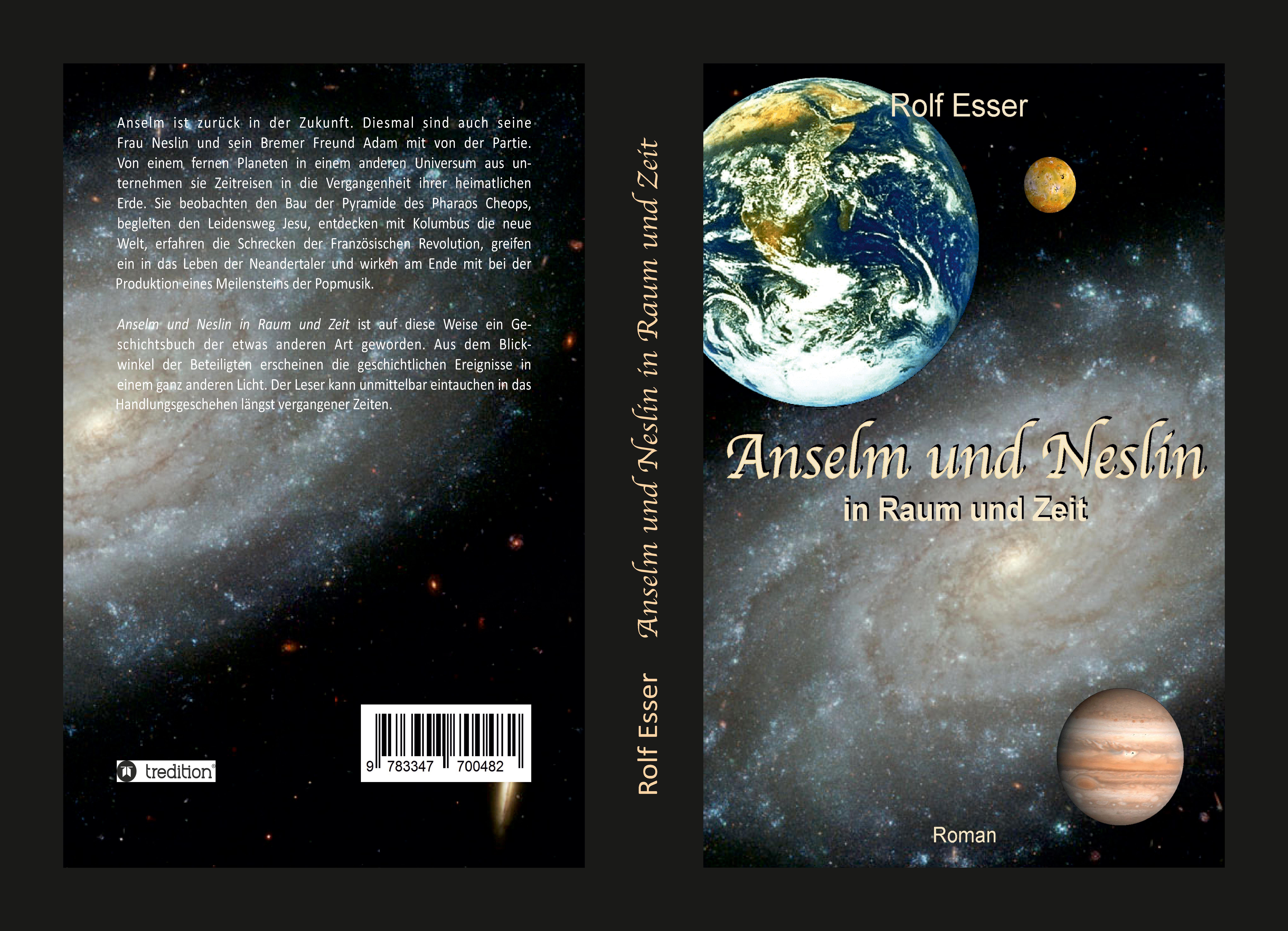 Gesamtes Coverbild Anselm und Neslin in Raum und Zeit