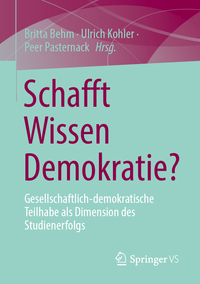 Vorderes Coverbild Schafft Wissen Demokratie?