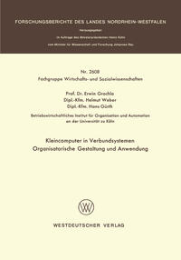 Vorderes Coverbild Kleincomputer in Verbundsystemen