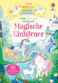 Vorderes Coverbild Meine glitzernde Stickerwelt: Magische Einhörner