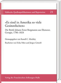 Vorderes Coverbild »Es sind in Amerika so viele Gesinntheiten«