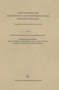 Vorderes Coverbild Vergleichende Untersuchungen zweier neuzeitlicher Ungleichmäßigkeitsprüfer für Bänder und Garne hinsichtlich ihrer Eignung für die Bastfaserspinnerei