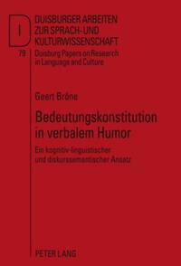 Vorderes Coverbild Bedeutungskonstitution in verbalem Humor