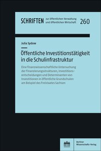 Vorderes Coverbild Öffentliche Investitionstätigkeit in die Schulinfrastruktur