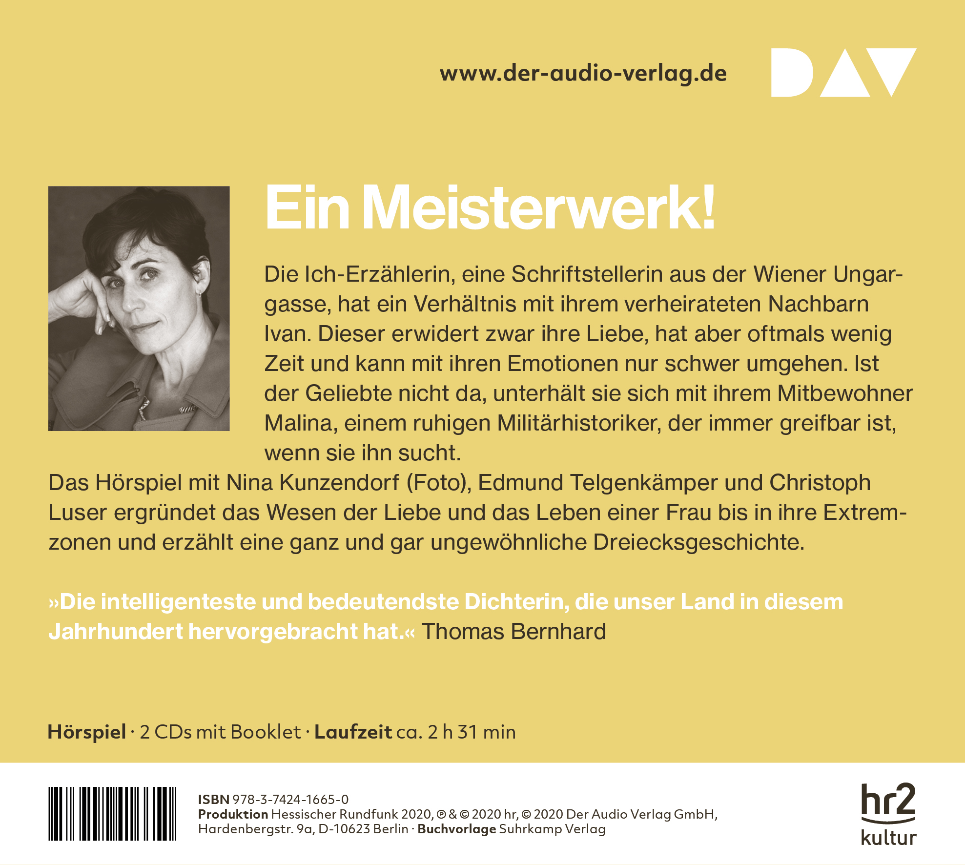 Rückseitencover Malina