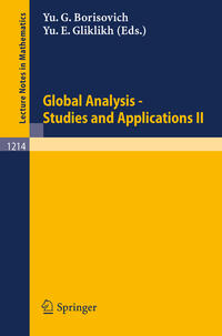 Vorderes Coverbild Global Analysis. Studies and Applications II