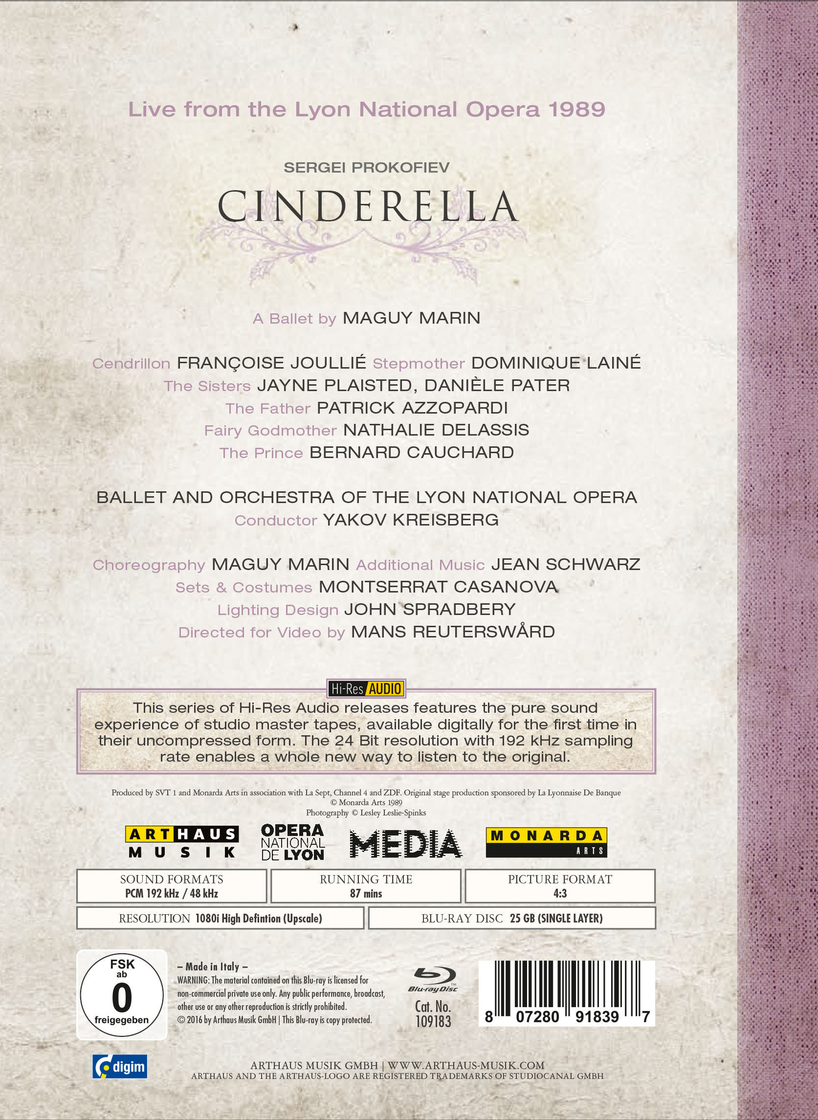 Rückseitencover Cinderella