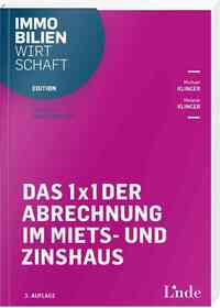 Vorderes Coverbild 1 x 1 der Abrechnung im Miets- und Zinshaus