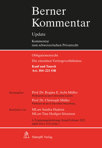 Vorderes Coverbild Kauf und Tausch, Art. 184-221 OR, 6. Ergänzungslieferung