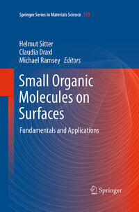 Vorderes Coverbild Small Organic Molecules on Surfaces