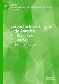Vorderes Coverbild Corporate Governing in Latin America