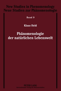 Vorderes Coverbild Phänomenologie der natürlichen Lebenswelt