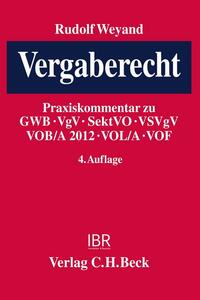 Vorderes Coverbild Vergaberecht