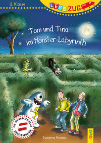 Vorderes Coverbild LESEZUG/2. Klasse: Tom und Tina im Monster-Labyrinth