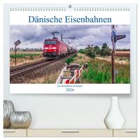 Vorderes Coverbild Dänische Eisenbahnen (hochwertiger Premium Wandkalender 2026 DIN A2 quer), Kunstdruck in Hochglanz