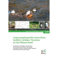 Vorderes Coverbild Anpassungskapatzität naturschutzfachlich wichtiger Tierarten an den Klimawandel