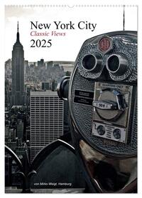 Vorderes Coverbild New York City 2025 • Classic Views (Wandkalender 2025 DIN A2 hoch), CALVENDO Monatskalender