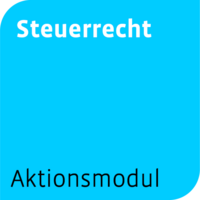 Vorderes Coverbild Aktionsmodul Steuerrecht optional mit Otto Schmidt Answers