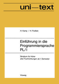 Vorderes Coverbild Einführung in die Programmiersprache PL/I