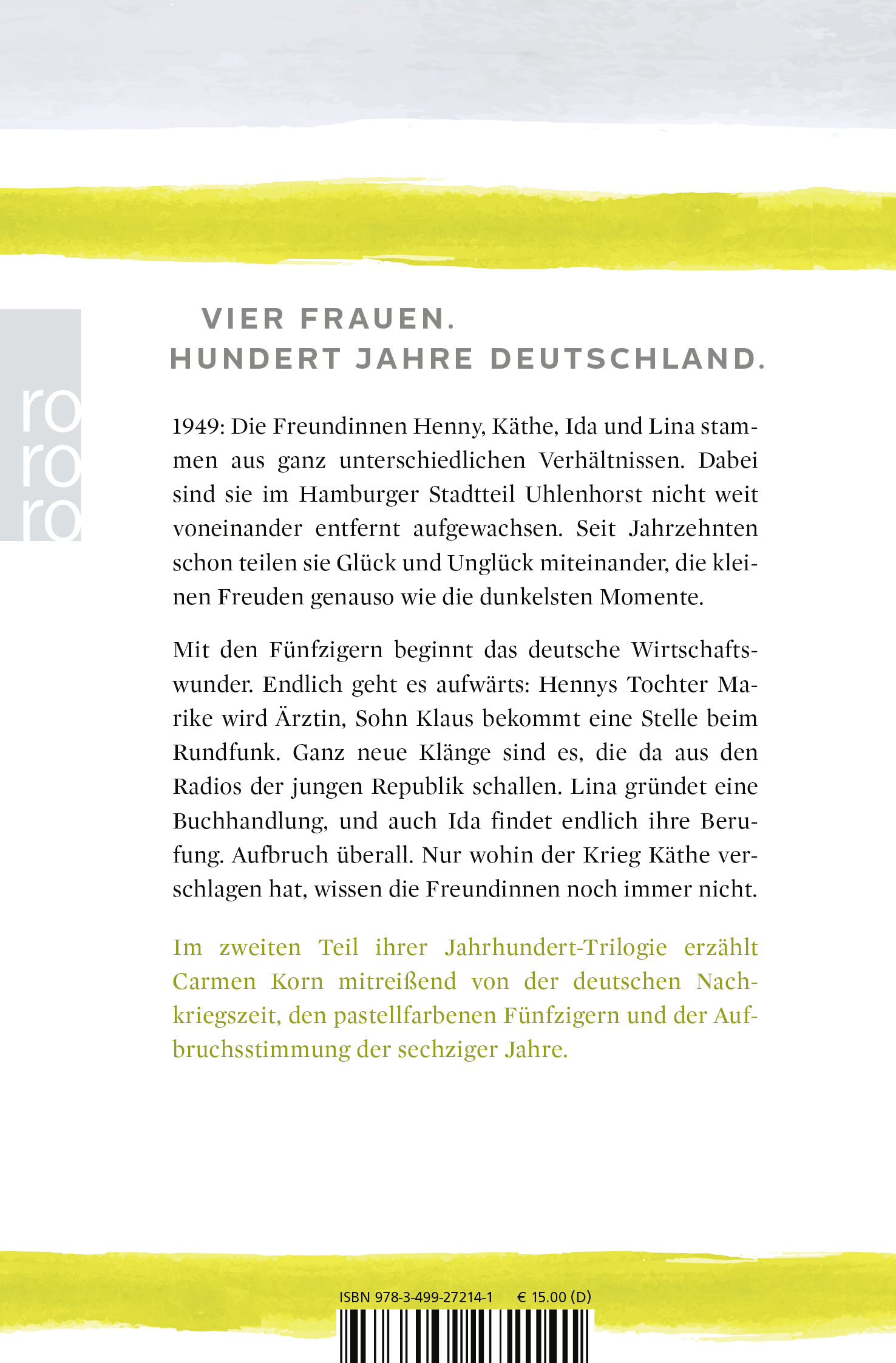 Rückseitencover Zeiten des Aufbruchs
