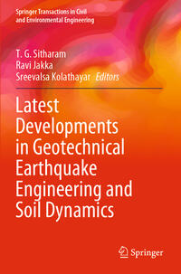 Vorderes Coverbild Latest Developments in Geotechnical Earthquake Engineering and Soil Dynamics
