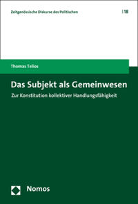 Vorderes Coverbild Das Subjekt als Gemeinwesen